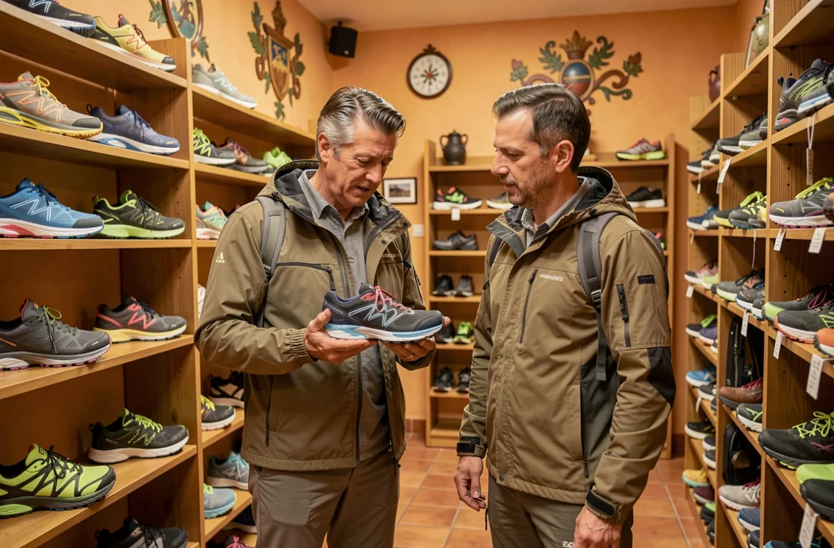 Le magasin 64 à Bayonne, spécialisé dans les chaussures outdoor et trail dans une ambiance basque authentique.