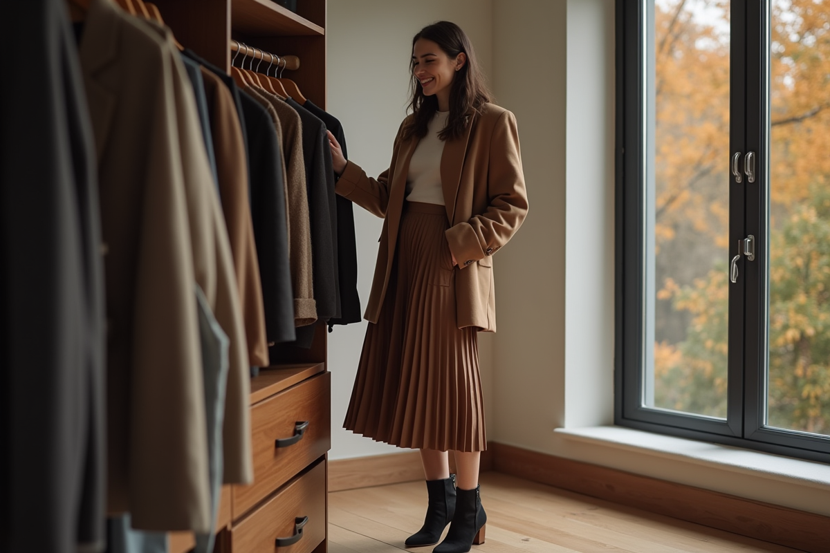 Tendances automne 2025 : conseils pour une garde-robe adaptée