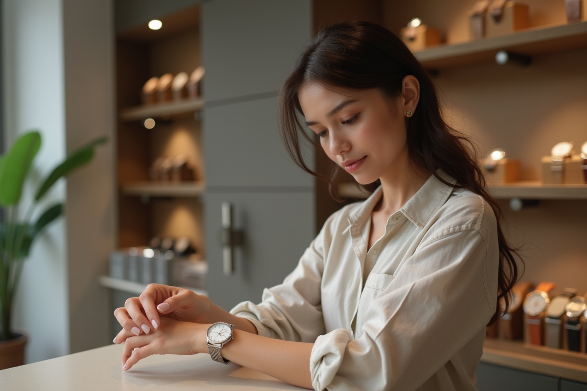Taille idéale de cadran de montre pour femmes : critères de choix